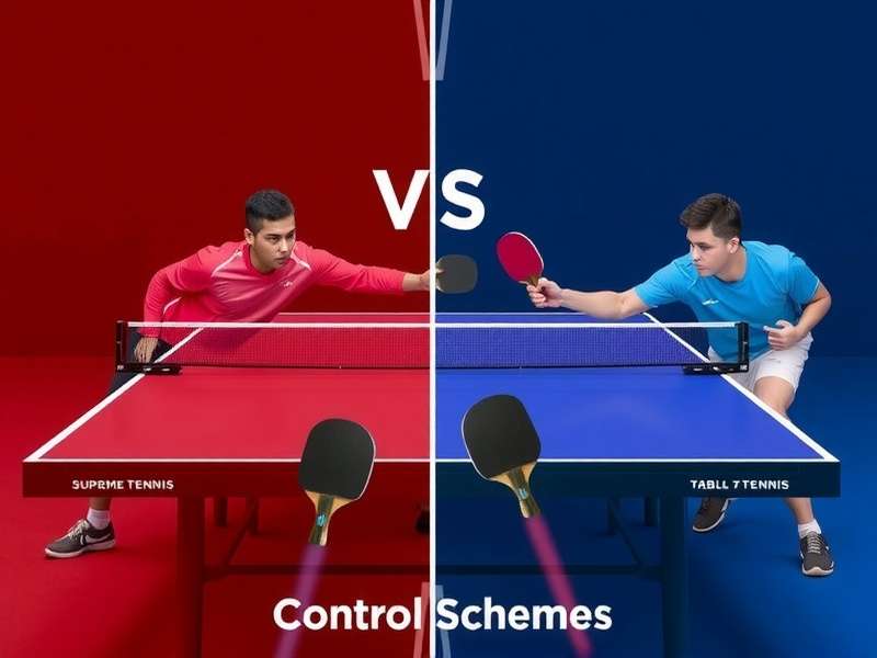 Game Control Options Supreme Table Tennis Duel Control Schemes