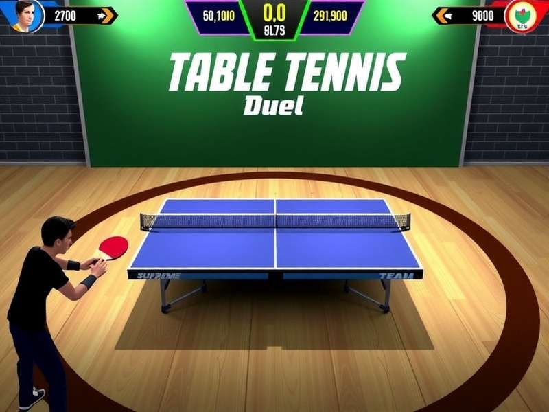 Supreme Table Tennis Duel in Action Supreme Table Tennis Duel Gameplay